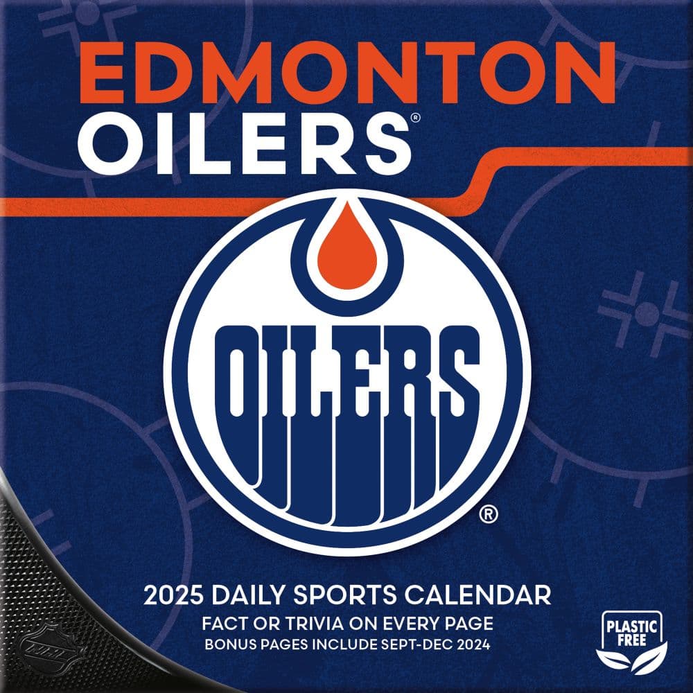 NHL Edmonton Oilers 2025 Desk Calendar Sixth Alternate Image