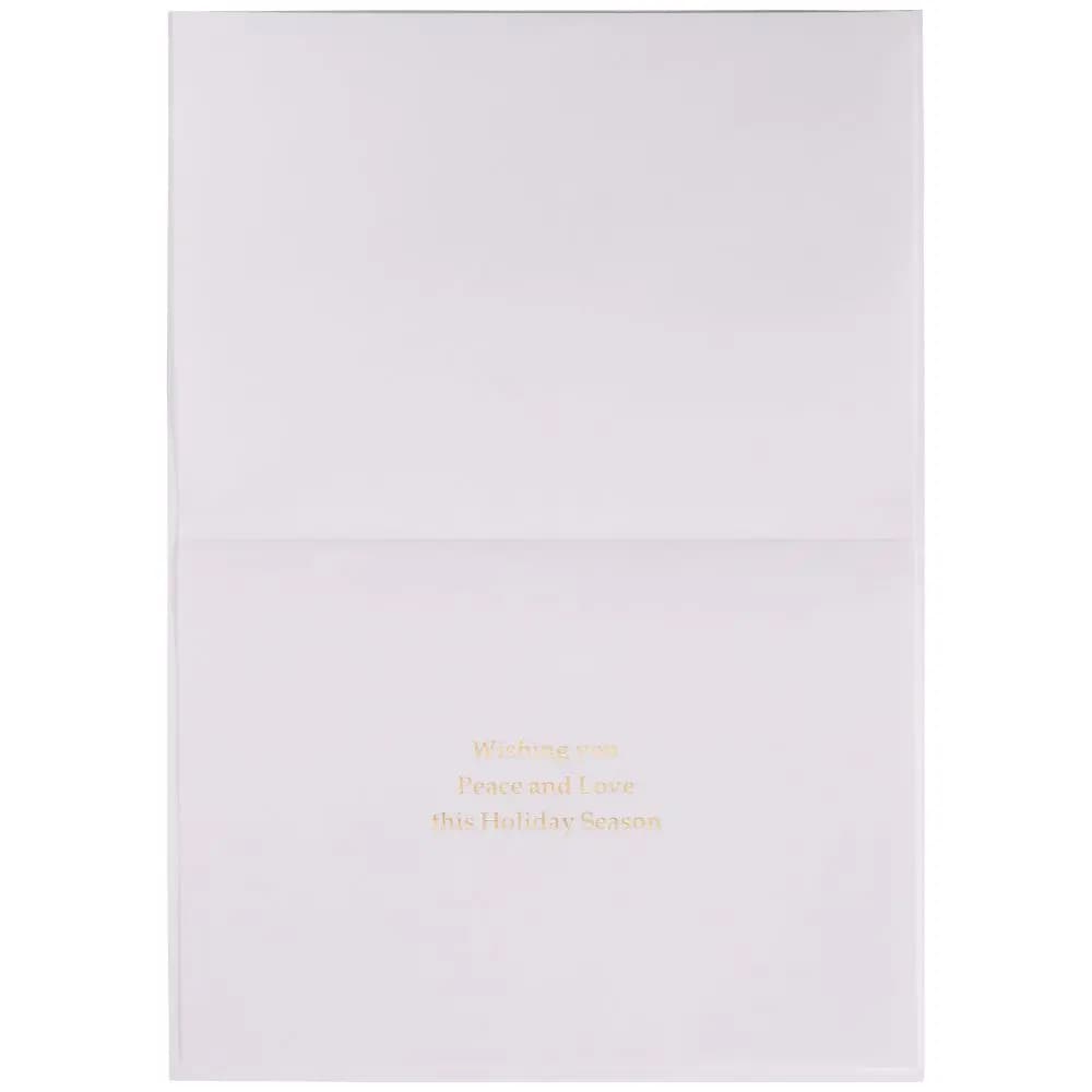 Woodland Scene with Deer Christmas Card Third Alternate Image