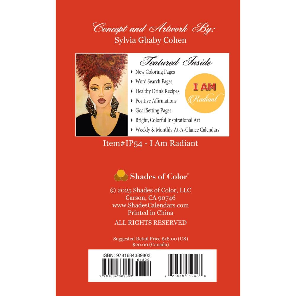 I Am Radiant Weekly 2026 Planner First Alternate Image