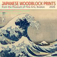 image Japanese Woodblocks MFA 2026 Wall Calendar Main Image