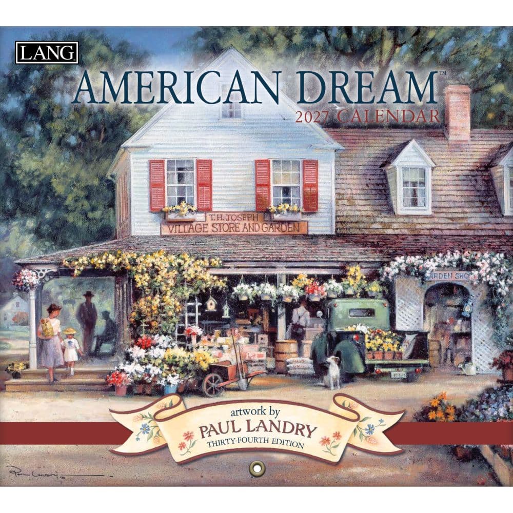 American Dream 2027 Wall Calendar by Paul Landry - Calendars.com