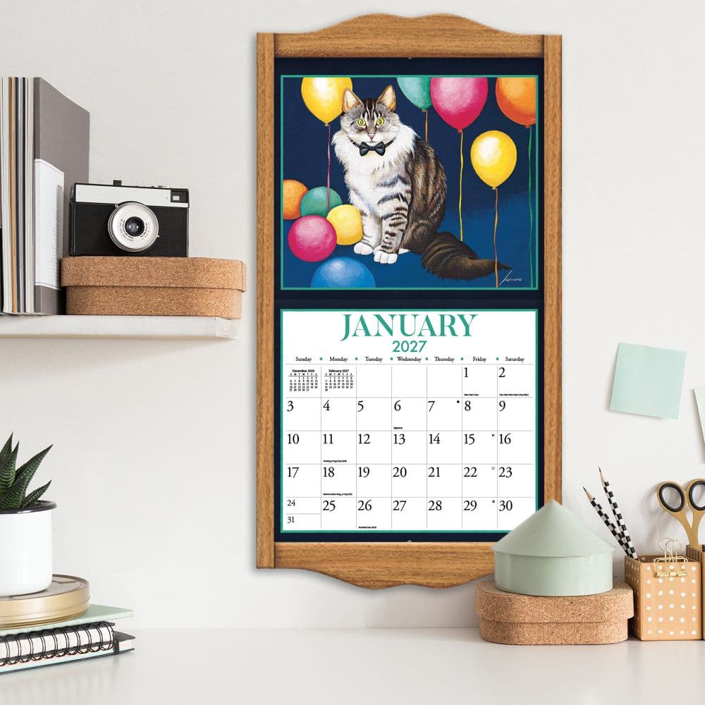 American Cat 2027 Wall Calendar by Lowell Herrero Sixth Alternate Image