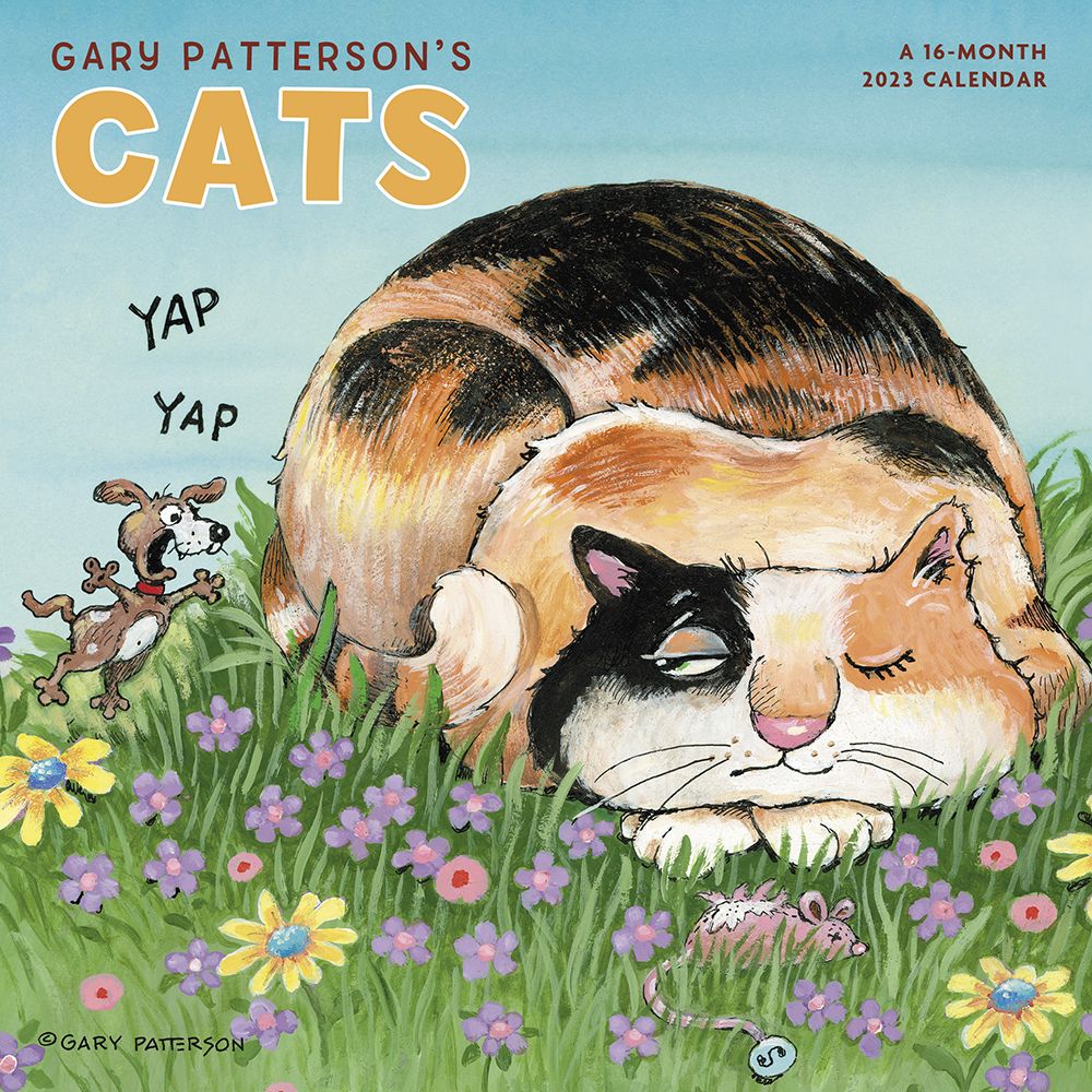 ACCO Brands Gary Pattersons Cats 2023 Mini Calendar