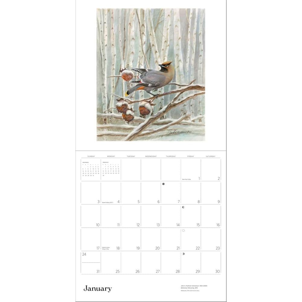 Birders View 2027 Wall Calendar by John A Ruthven Second Alternate Image