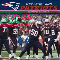 image NFL New England Patriots 2027 Wall Calendar Main Product Image