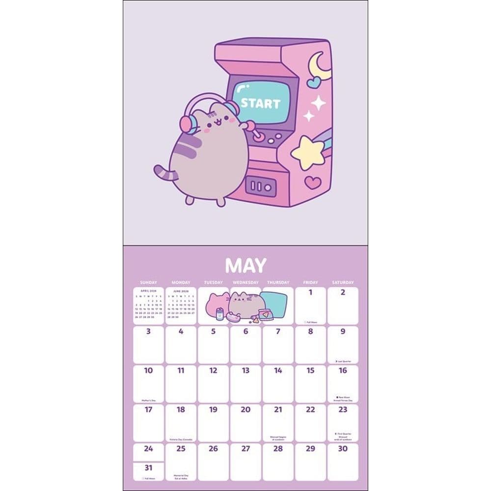 Pusheen 2026 Wall Calendar Third Alternate Image