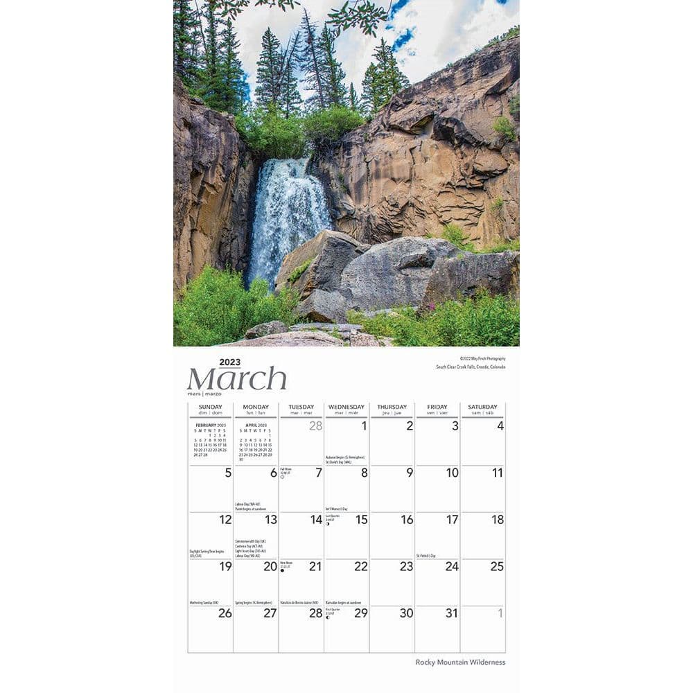 Rocky Mountain Wilderness 2023 Mini Wall Calendar - Calendars.com