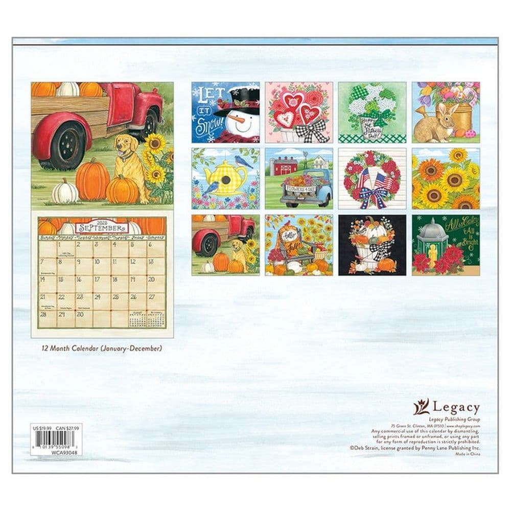 Coming Home by Deb Strain 2025 Wall Calendar First Alternate Image width=&quot;1000&quot; height=&quot;1000&quot;