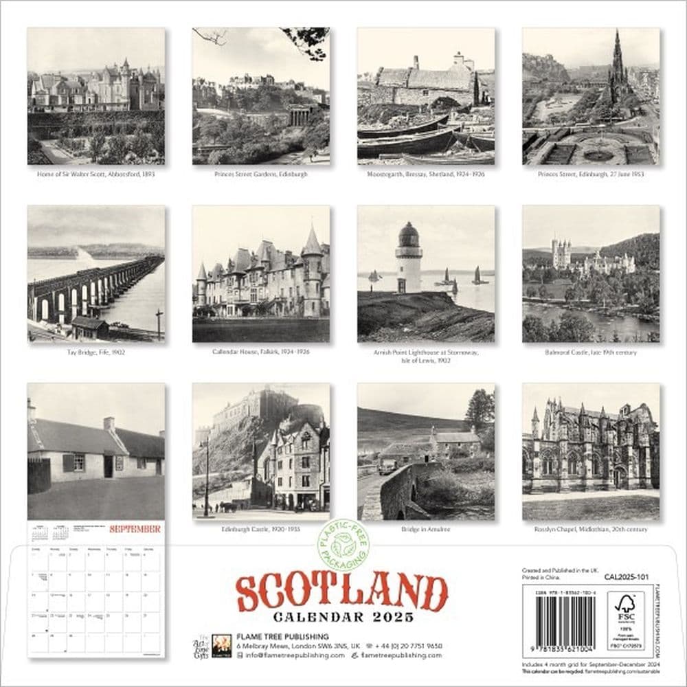 Scotland Heritage 2025 Wall Calendar First Alternate Image