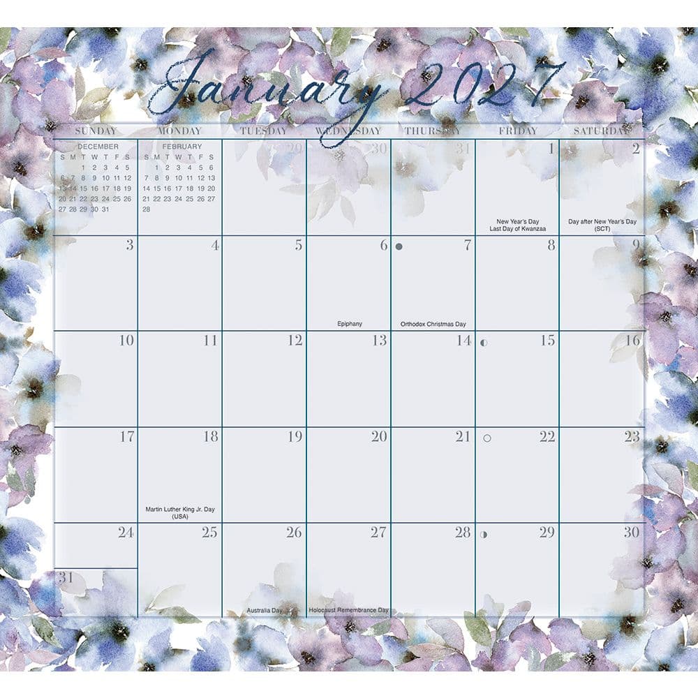 Floral Jumbo Magic Grip 2027 Wall Calendar Fifth Alternate Image
