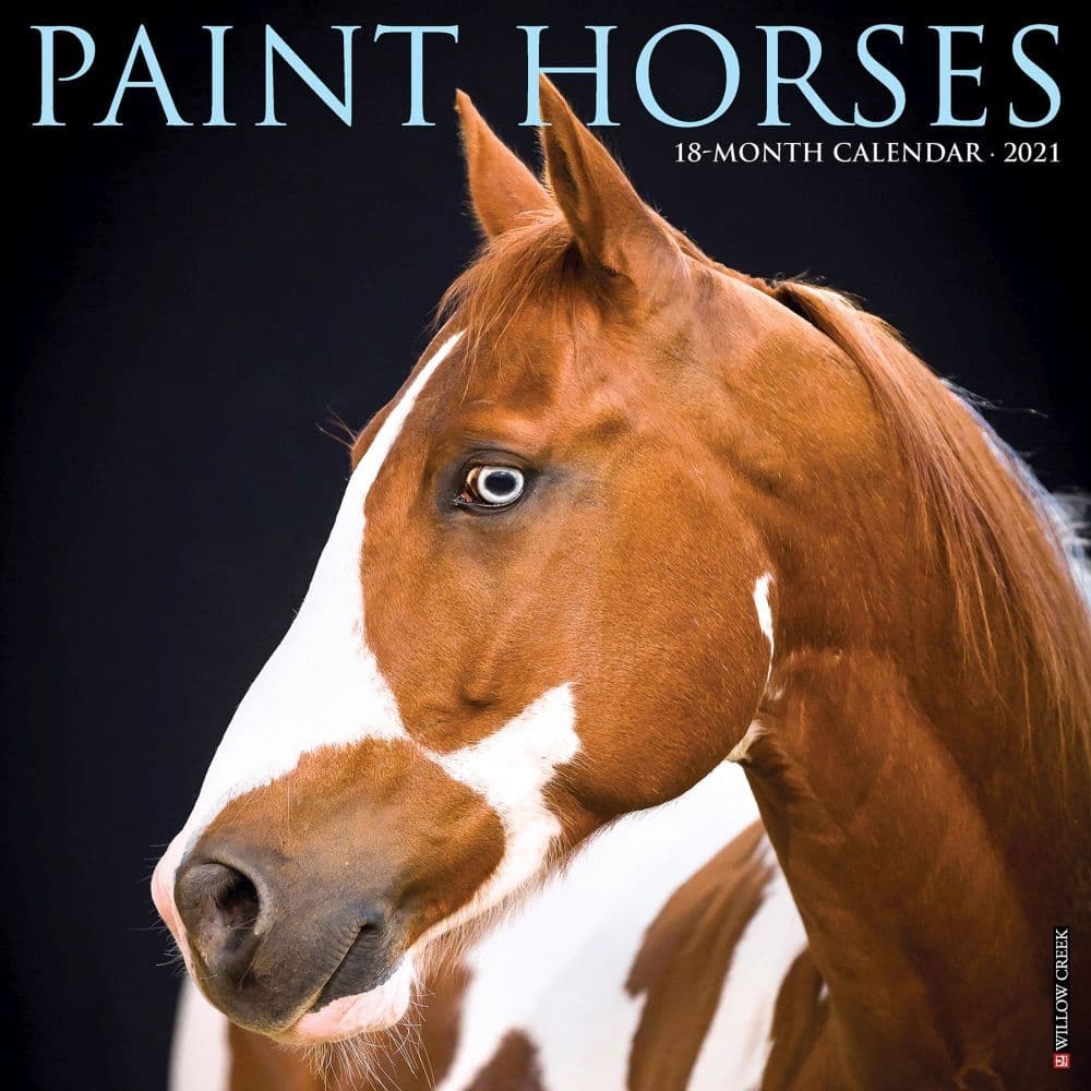 Paint Horses Wall Calendar