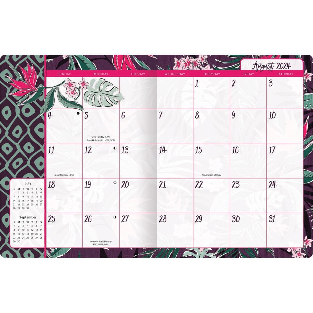 Flora and Fauna by Heather Dutton 2025 Monthly Pocket Planner