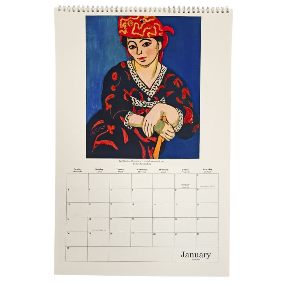 Matisse Poster 2027 Wall Calendar Second Alternate Image