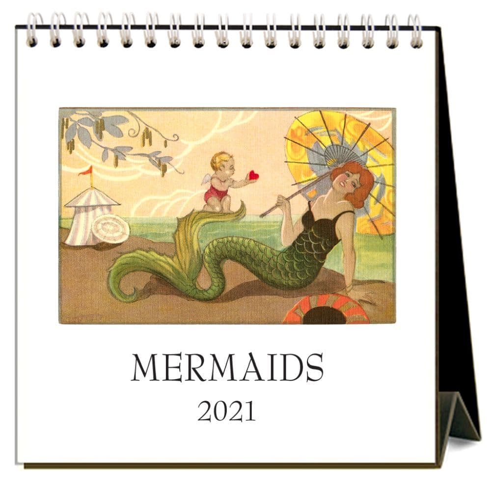 2021 Mermaids Easel Calendar