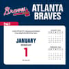 image MLB Atlanta Braves 2025 Desk Calendar First Alternate Image