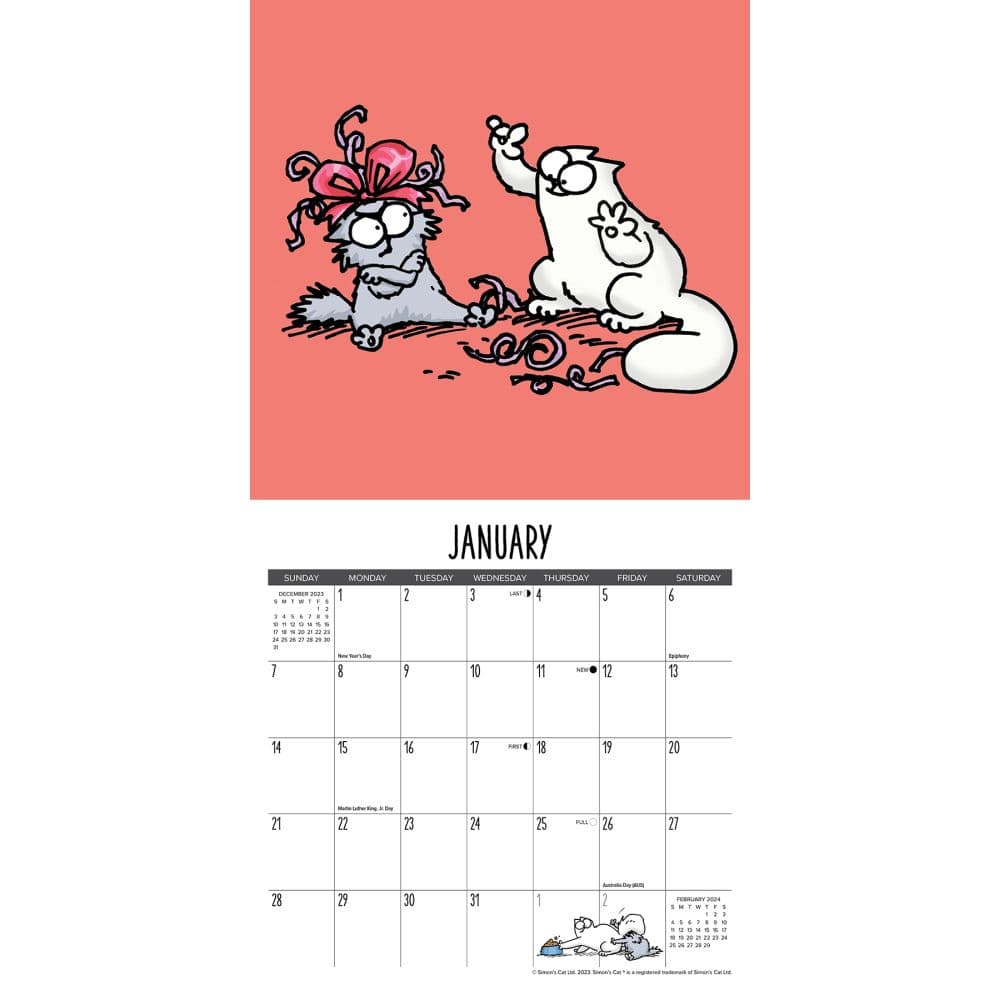Simons Cat 2024 Mini Wall Calendar - Calendars.com