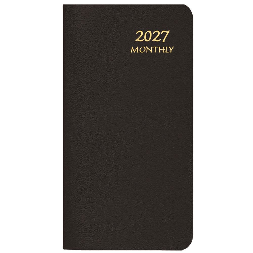 Black Monthly 2027 Pocket Planner Main Product Image