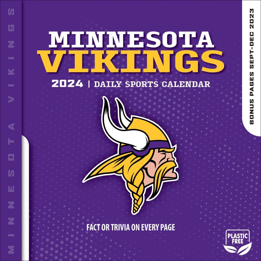 Minnesota Vikings 2024 Desk Calendar Calendars
