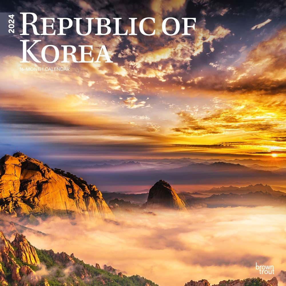 Republic of Korea 2024 Wall Calendar Main Product Image width=&quot;1000&quot; height=&quot;1000&quot;