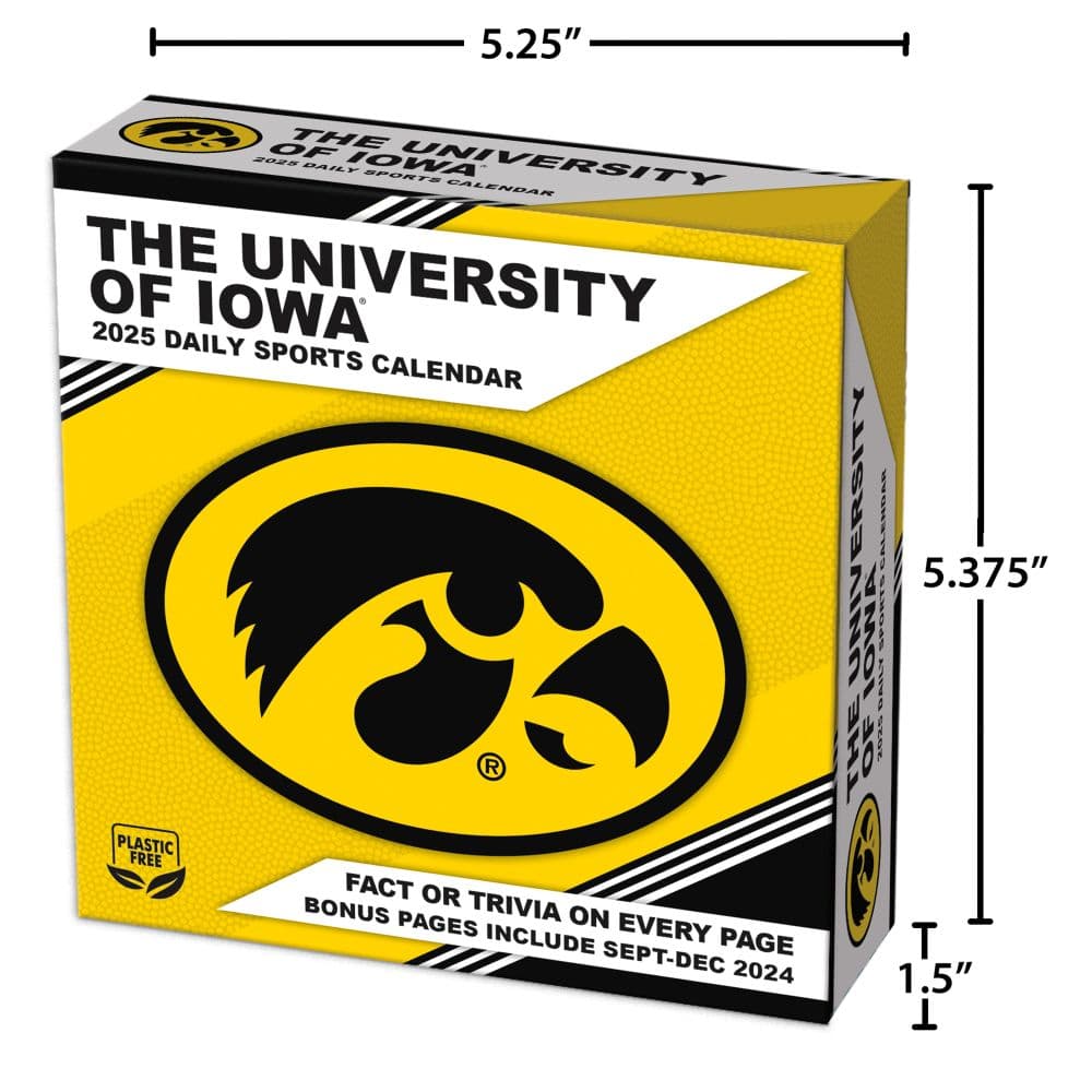 COL Iowa Hawkeyes 2025 Desk Calendar Sixth Alternate Image width=&quot;1000&quot; height=&quot;1000&quot;