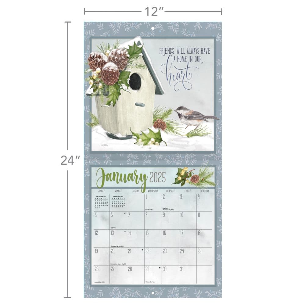 Abundance by Nicole Tamarin 2025 Wall Calendar Fourth Alternate Image width="1000" height="1000"