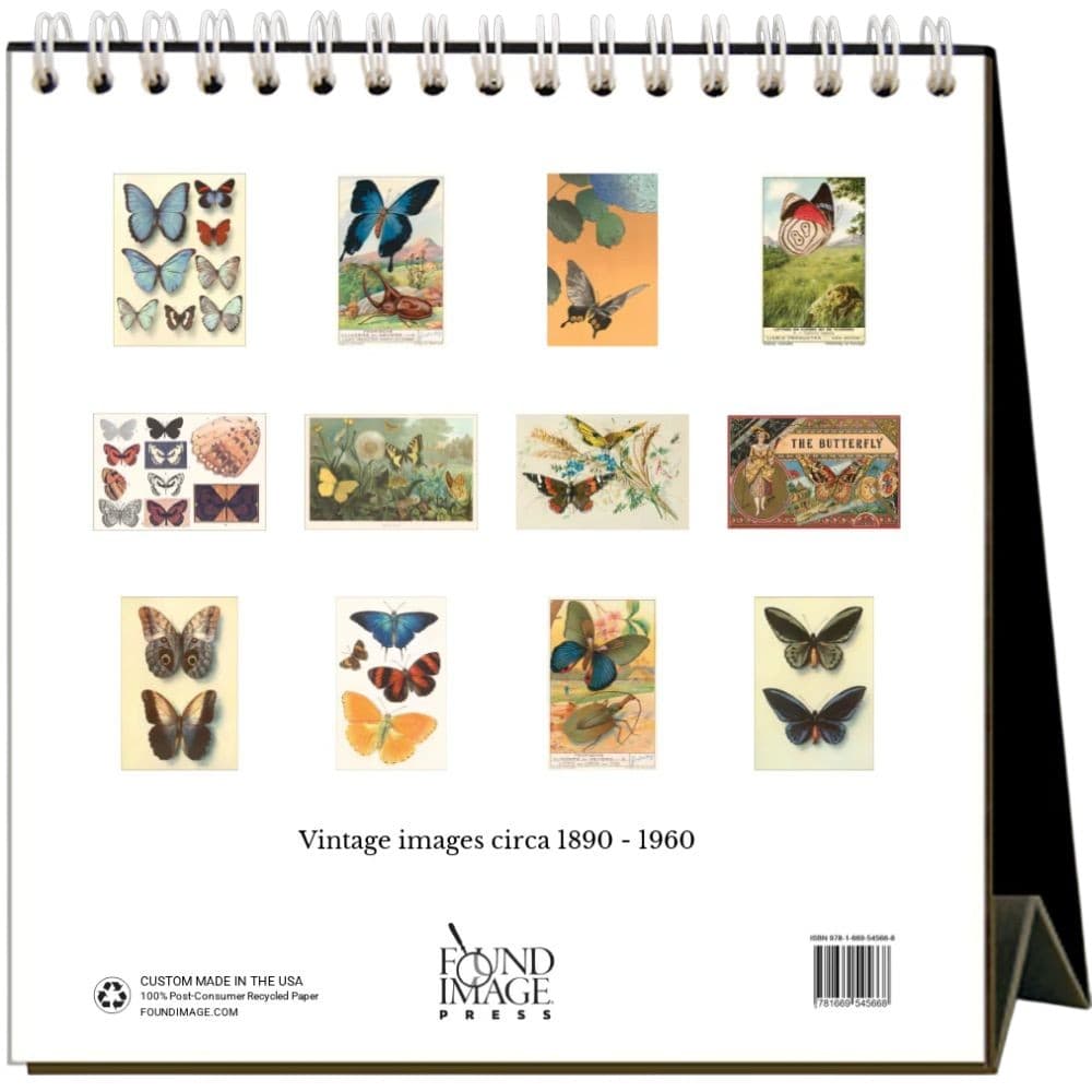 Butterflies 2026 Easel Desk Calendar First Alternate image