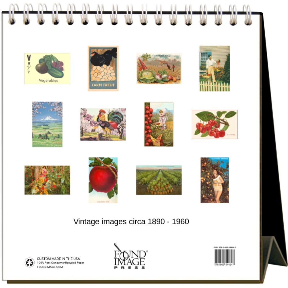 Farm Fresh 2025 Easel Desk Calendar First Alternate Image width="1000" height="1000"