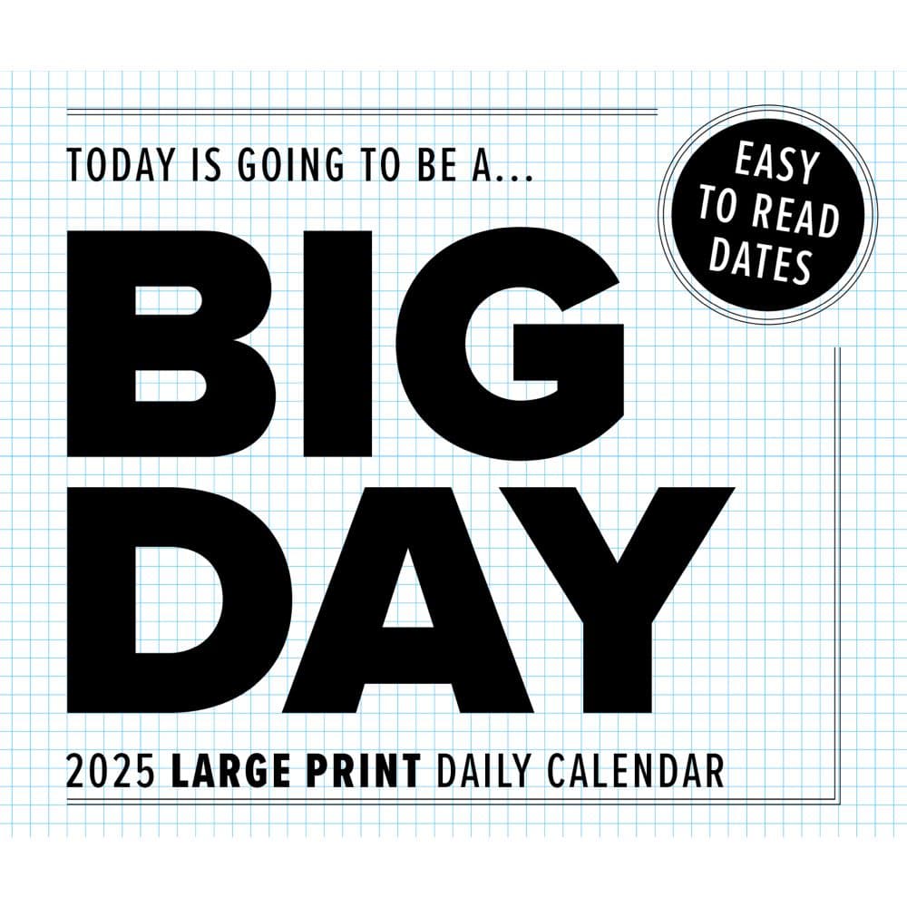 Big Day 2025 Desk Calendar Main Image