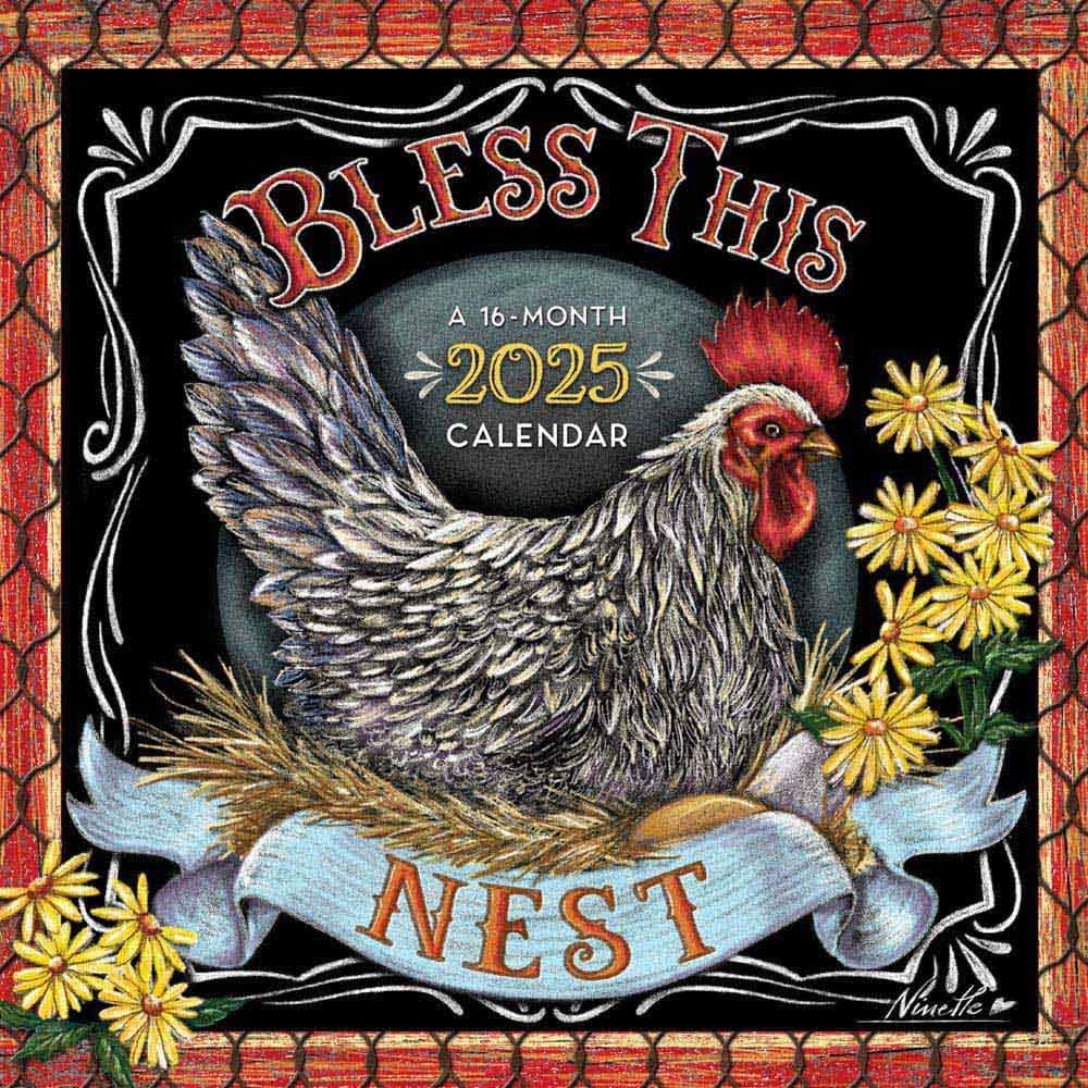 Bless This Nest 2025 Wall Calendar Main Product Image width=&quot;1000&quot; height=&quot;1000&quot;