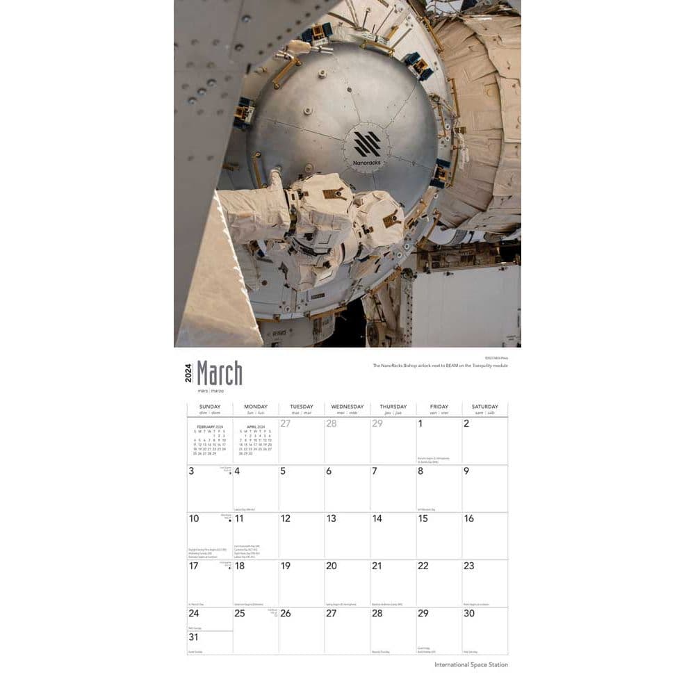 International Space Station 2024 Wall Calendar