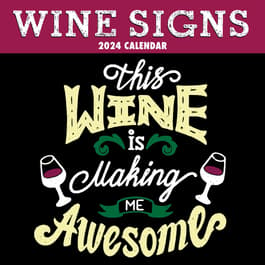 Wine Signs 2024 Wall Calendar