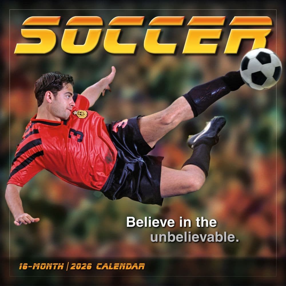 Soccer 2026 Wall Calendar_Main Image