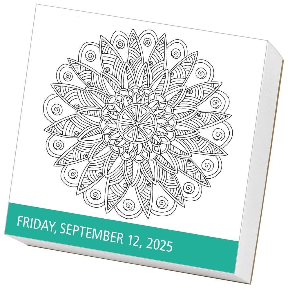 Calm Coloring 2025 Desk Calendar Sixth Alternate Image width=&quot;1000&quot; height=&quot;1000&quot;