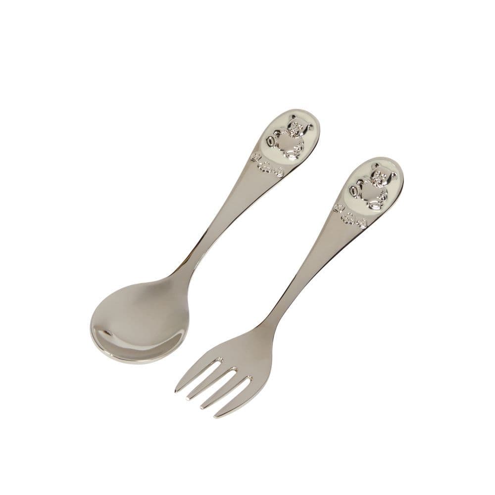 Silver Plated Fork & Spoon Keepsake Main Image