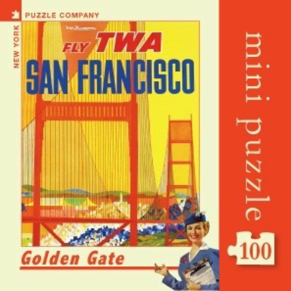 Golden Gate 100 Piece Mini Puzzle Main Image
