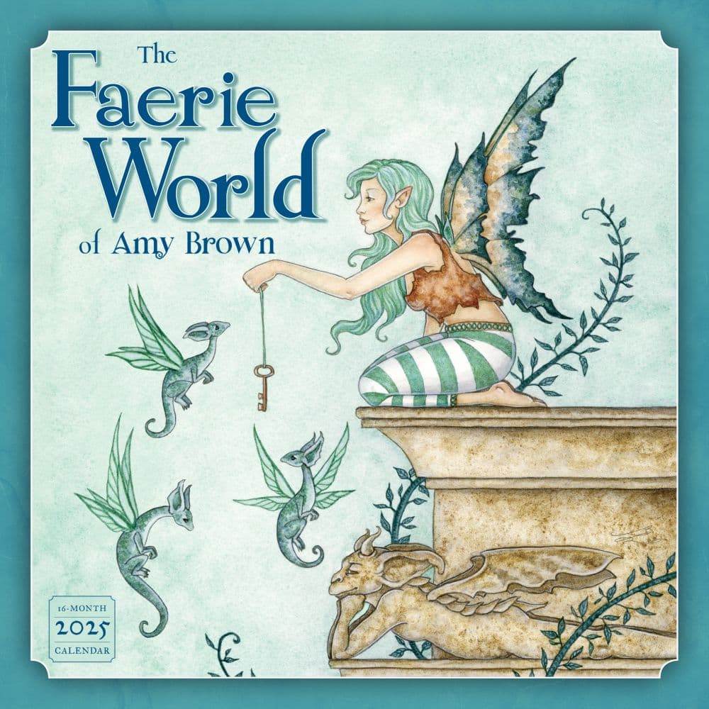 Faerie World by Amy Brown 2025 Wall Calendar Main Product Image width=&quot;1000&quot; height=&quot;1000&quot;