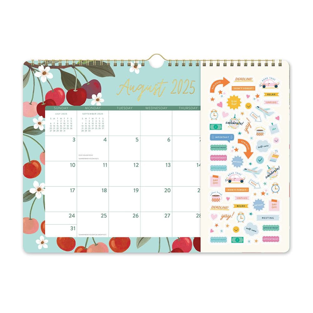 Fruit and Flora Deluxe 2026 Wall Calendar Fifth Alternate Image