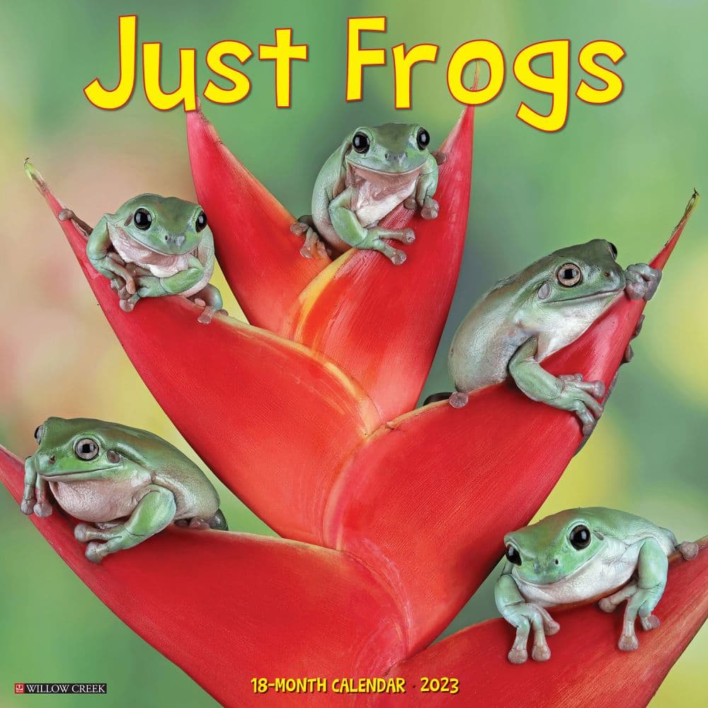 Willow Creek Press Frogs 2023 Wall Calendar