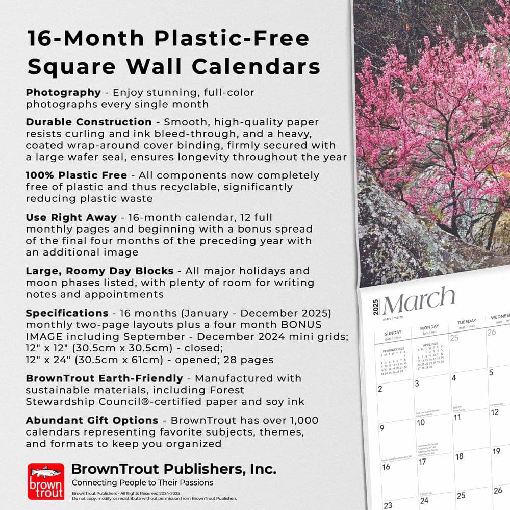 Oklahoma Wild and Scenic 2025 Wall Calendar Fifth Alternate Image width=&quot;1000&quot; height=&quot;1000&quot;