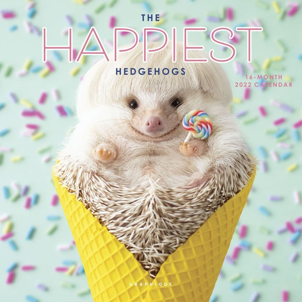 The Happiest Hedgehogs 2022 Wall Calendar