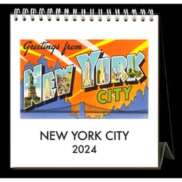 New York City Nostalgic 2024 Wall Calendar