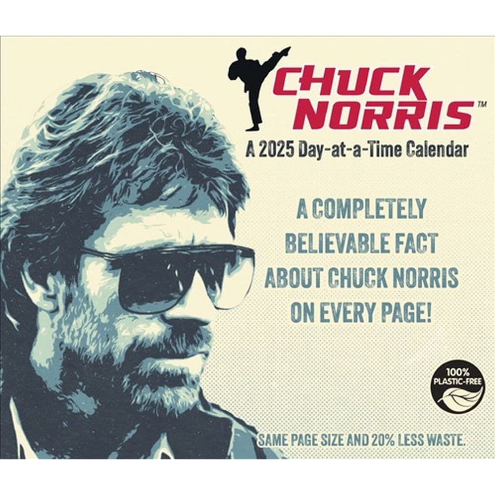 Chuck Norris 2025 Desk Calendar Eighth Alternate Image