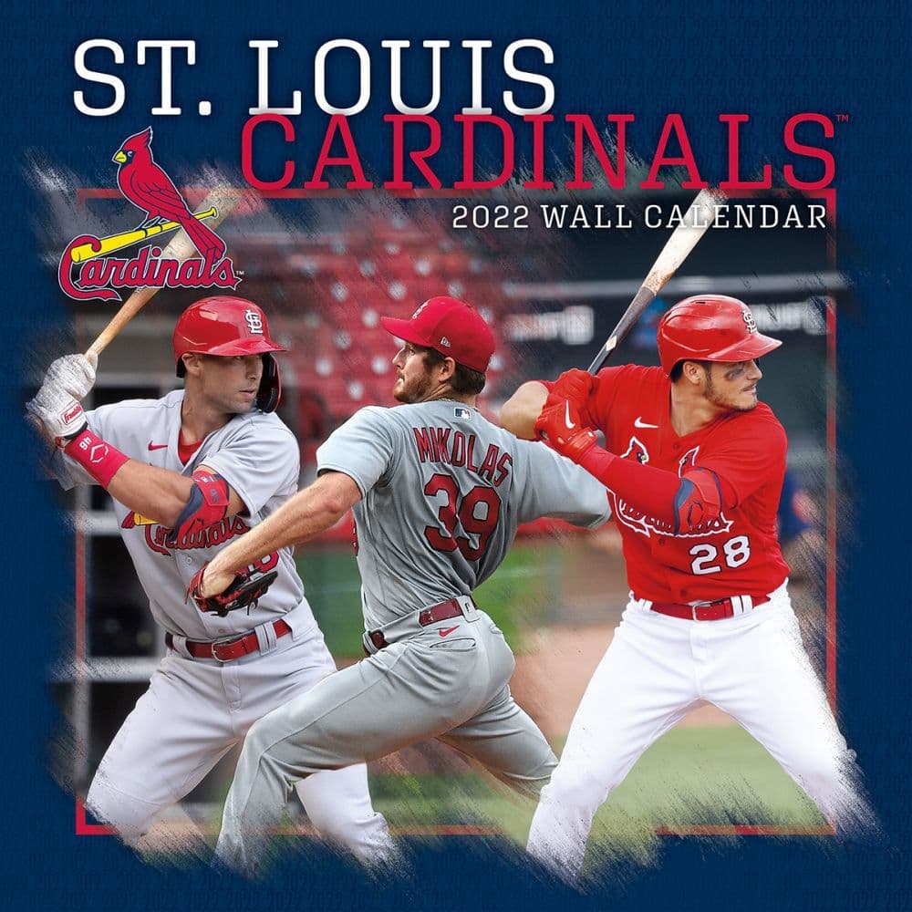 mlb st louis cardinals 2022 mini wall calendar calendarscom