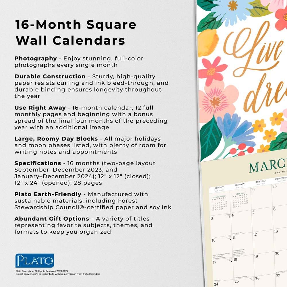 Bonnie Marcus 2024 Wall Calendar