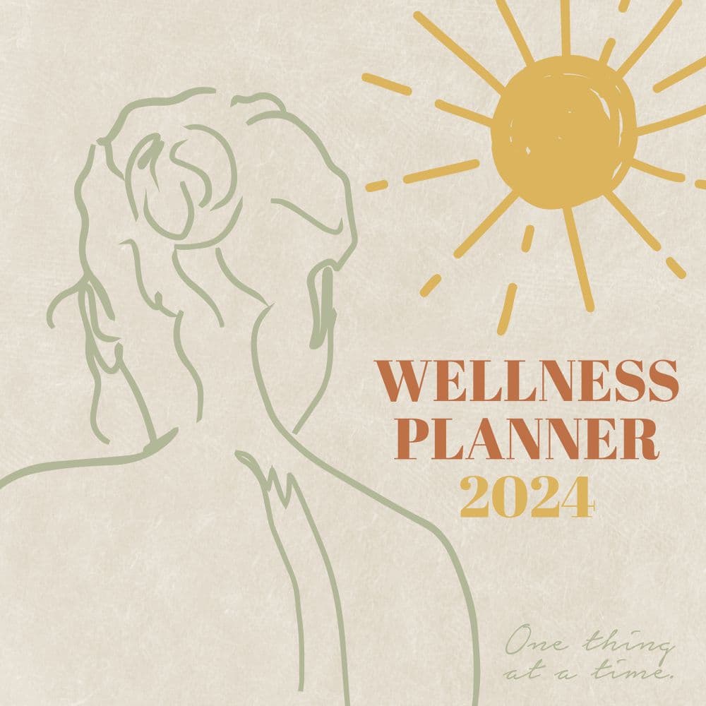 Wellness 2024 Planner 2024 Wall Calendar Main Image