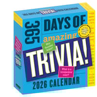 image Amazing Trivia 2026 Desk Calendar Main Product Image
