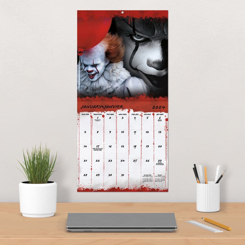 Horror Collection French 2024 Wall Calendar