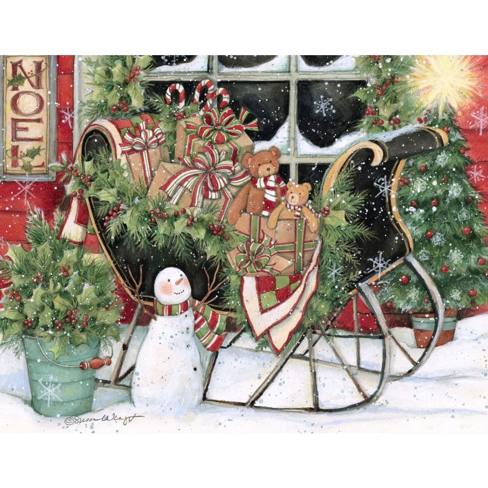Heart &amp; Home Christmas 5.375 In X 6.875 In Assorted Boxed Christmas Cards by Susan Winget Alternate Image 2