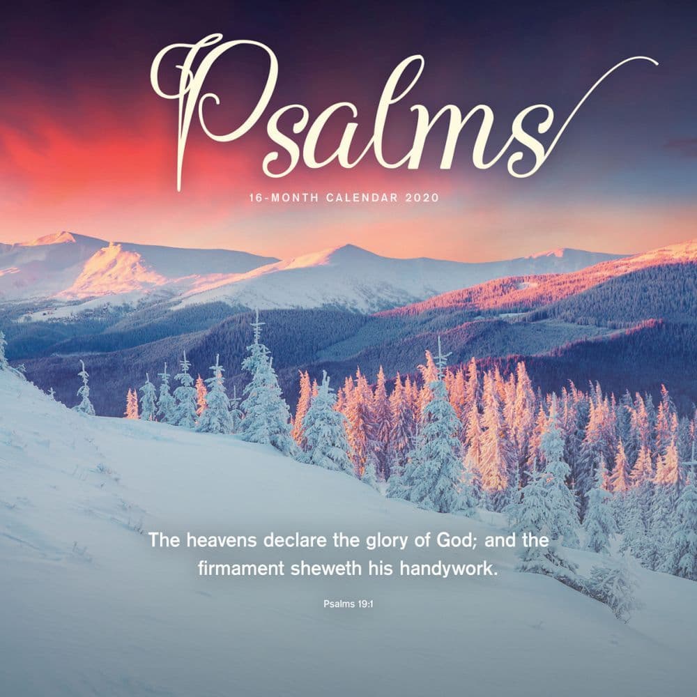 Psalms Wall Calendar