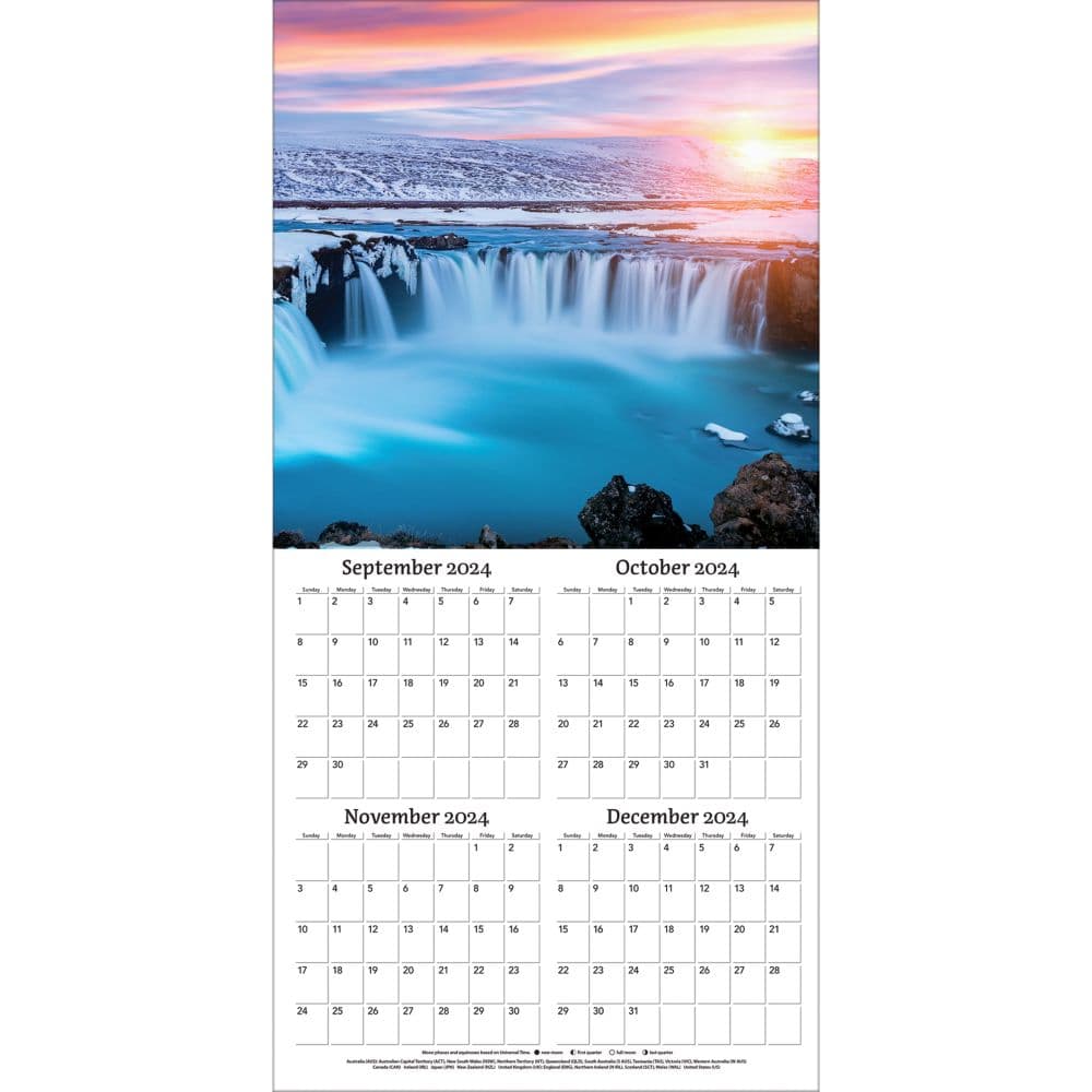 Sunsets 2025 Wall Calendar